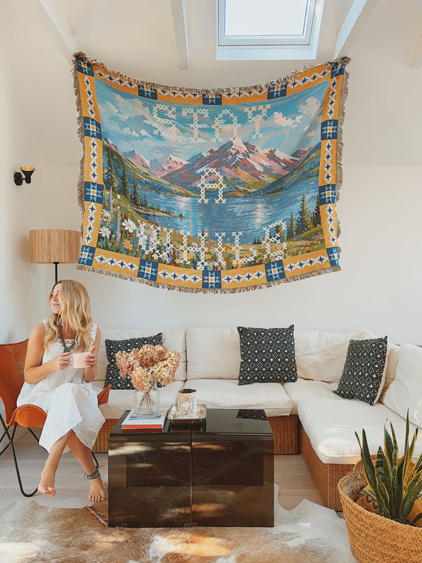 Alpine Dreamer Cotton Throw