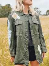 Vintage Romance Khaki Jacket - Large