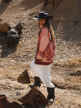 Sunset Trails Jacquard Knit Cardigan