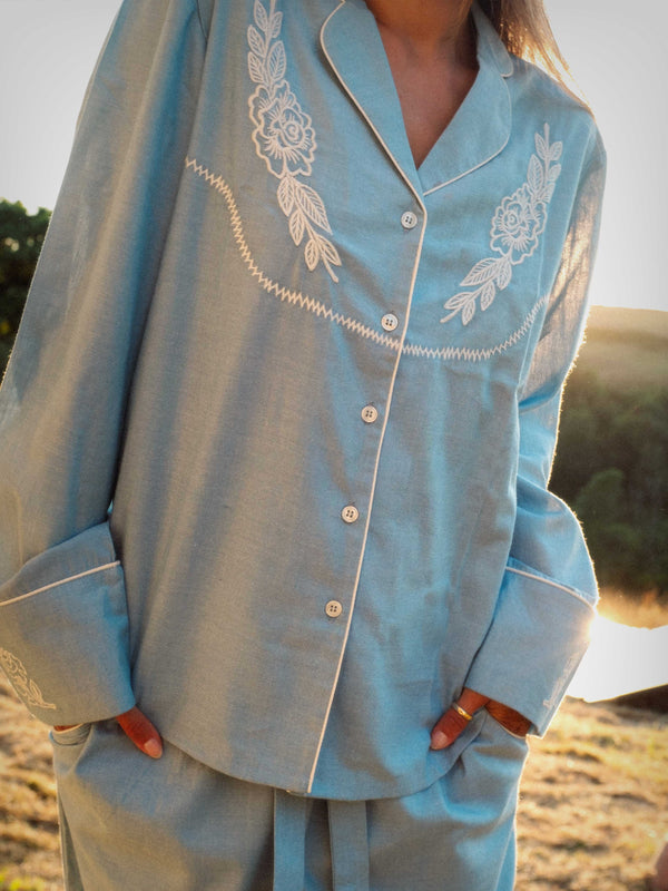 Rodeo Embroidered Pyjamas - PRE ORDER