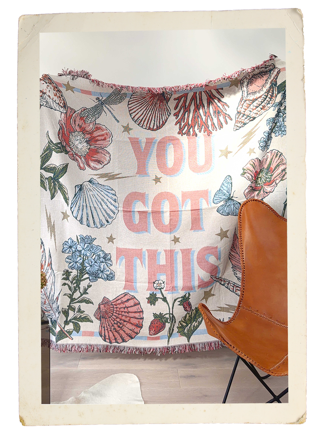 'You Got This' Woven Cotton Throw