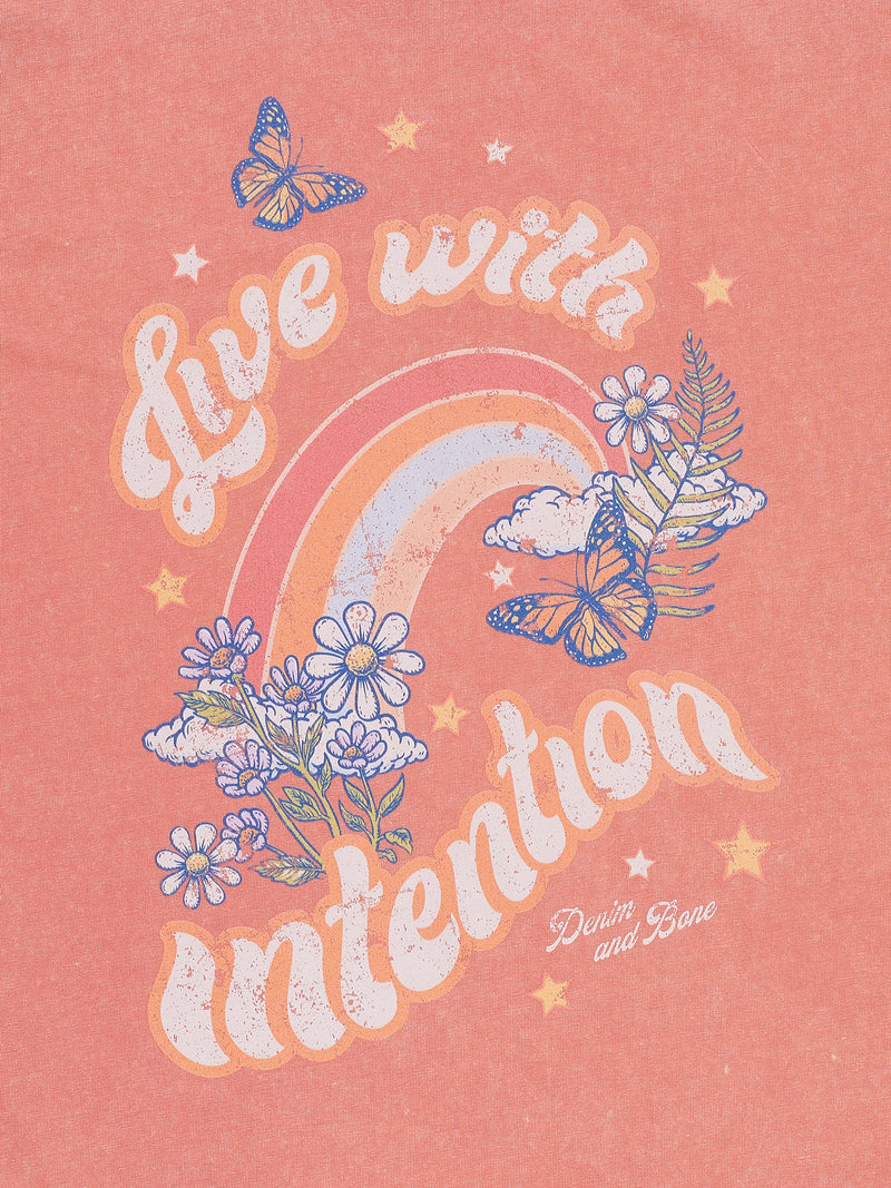 Live With Intention Printed Tee