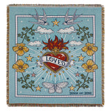 'Loved' Woven Cotton Throw