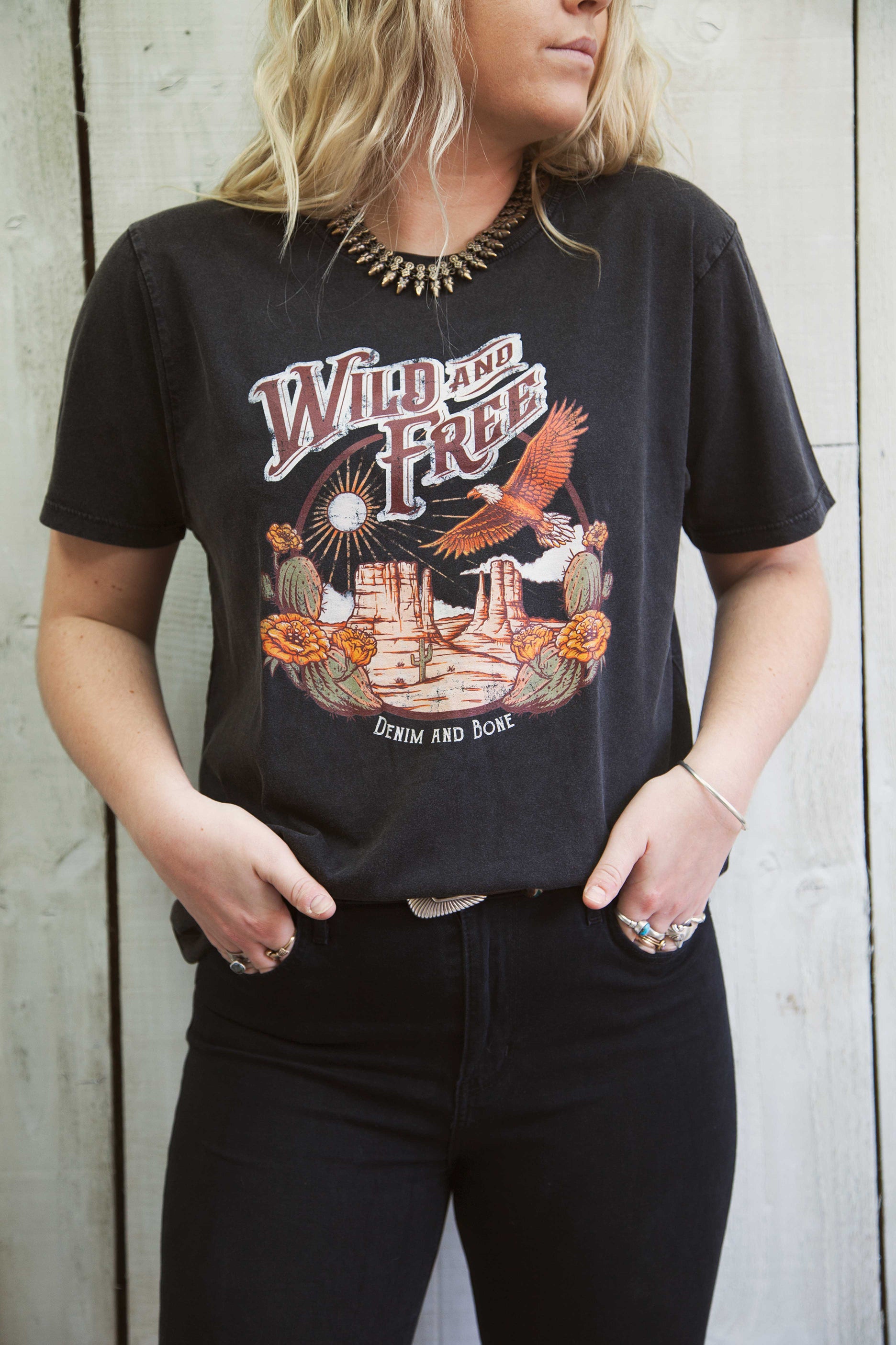 Wild and Free Printed Tee