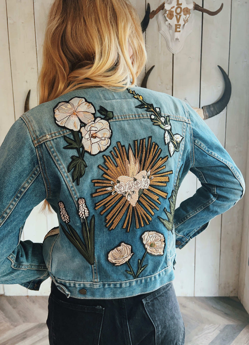 Buy Hand-Painted Jeans & Jacket Designs | Best Offers
