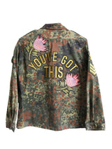 'You've Got This' Embroidered Camo Jacket