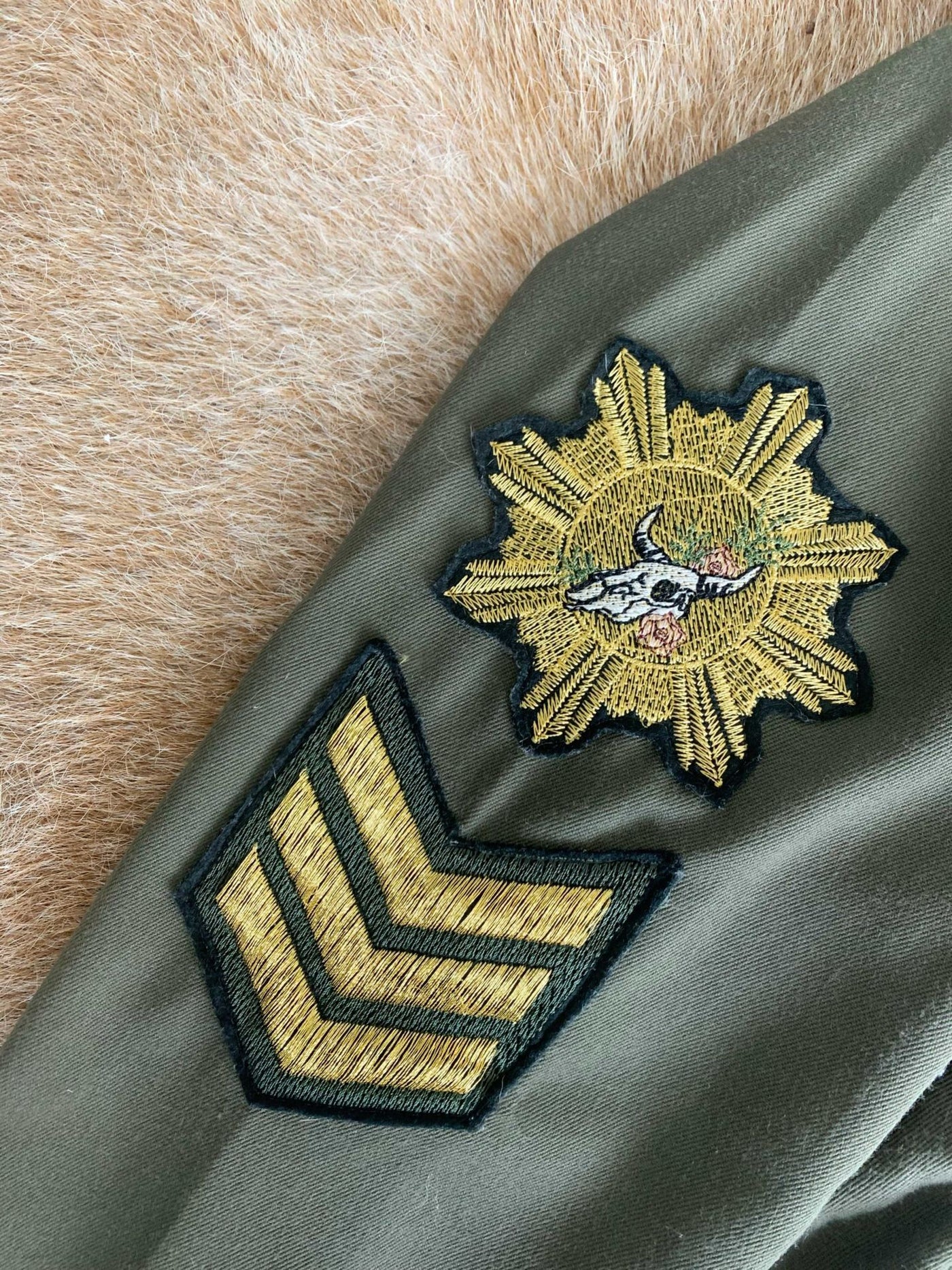 Wild' Embroidered Army Jacket | Jackets | Denim and Bone